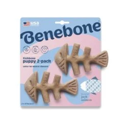Benebone Puppy Fishbone 2 Pack