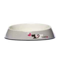 Rogz Fishcake Bowl -Pet Supplies Store Bowls Fishbowl CBOWL G Heart Tails2