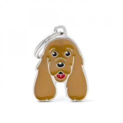 My Family Dog Breed Tags -Pet Supplies Store Cocker Spaniel Red