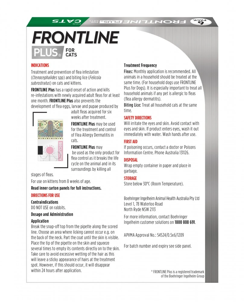 Frontline Plus Cat (Green) 2 Frontline Plus Cat (Green) - Image 2