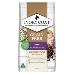 Pet Supplies Store -Pet Supplies Store Ivory Coat Grain Free Dog Food Mature Turkey 13kg