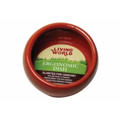 Living World Ceramic Ergonomic Dish Terracotta 420ml