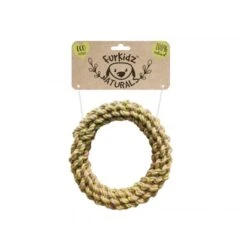 Furkidz Jute Ring Toy -Pet Supplies Store NCJ14 Natures Choice Jute Rope Ring 18x18cm