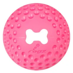 Rogz Gumz Treat Ball -Pet Supplies Store Toys Gumz Balls GU K Pink 400x400 1