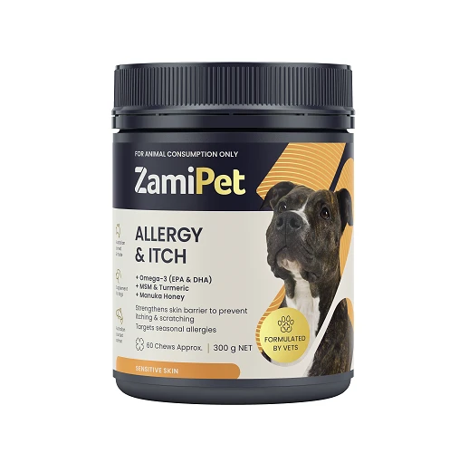 ZamiPet Allergy & Itch Chews 300g 1 ZamiPet Allergy & Itch Chews 300g