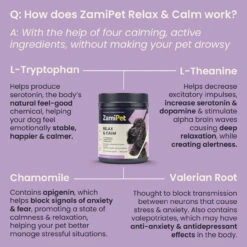 Zamipet Relax & Calm Chews 5 Zamipet Relax & Calm Chews -Pet Supplies Store ZamiPet Relax Calm
